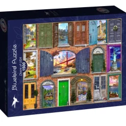 Bluebird Puzzle Dominic Davison - Doors of USA* De 1 500 Pièces|De 1 500 Pièces