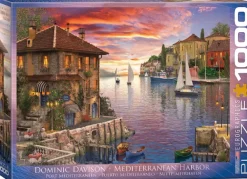 Eurographics Dominic Davison - Dominic Davison - Mediterranean Harbor* Bateaux|Villes Et Villages