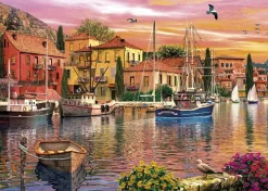 Gibsons Dominic Davison - 2 Puzzles - Sails at Sunset* Bateaux|Ports