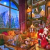 Bluebird Puzzle Dominic Davison - Christmas Lodge*Femme De 2 000 Pièces|De 2 000 Pièces