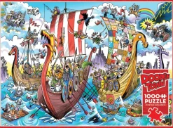 Cobble Hill DoodleTown : Voyage Viking*Enfant Bateaux|Puzzles Pour Enfants