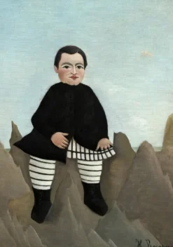 Grafika Douanier Rousseau Henri - Henri Rousseau : Garçon sur un Rocher, 1895/1897* Art|De 1 000 Pièces