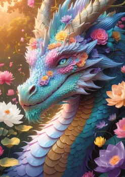 Trefl Dragon Coloré* Dragons|De 1 000 Pièces