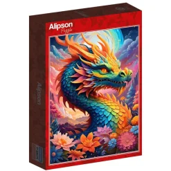 Alipson Puzzle Dragon Coloré* Forêts, Fleurs Et Jardins|De 1 000 Pièces