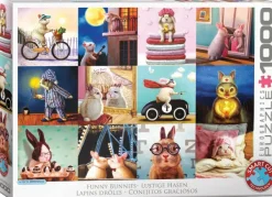 Eurographics Drôles de Lapins*Femme Animaux De La Ferme|Humour, Satire Et Wasgij