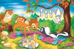 Trefl 40e Anniversaire - Bambi Et Les Amis De La Forêt - Disney Bambi*Enfant À Partir De 9 Ans|Puzzles Pour Enfants