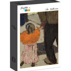 Grafika Kids Edouard Vuillard : Enfant portant un foulard rouge, 1891*Enfant Art|Dès 6 Ans : 50 À 100 Pièces