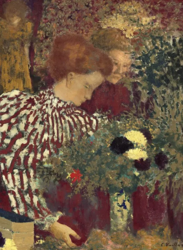 Grafika Edouard Vuillard : Femme dans une robe rayée, 1895* De 2 000 Pièces|De 2 000 Pièces