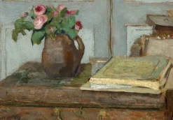 Grafika Kids Edouard Vuillard : La palette de l'Artiste et un Vase avec des Roses, 1898*Enfant Art|Dès 6 Ans : 50 À 100 Pièces