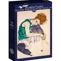 Bluebird Puzzle Egon Schiele - Seated Woman with Legs Drawn Up, 1917* Art|De 1 000 Pièces