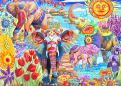 Bluebird Puzzle Elephants in the Garden* De 2 000 Pièces|De 2 000 Pièces