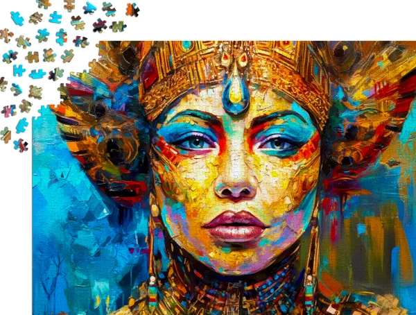 Enjoy Puzzle Empress of Colors*Femme Hommes Et Femmes|De 1 000 Pièces