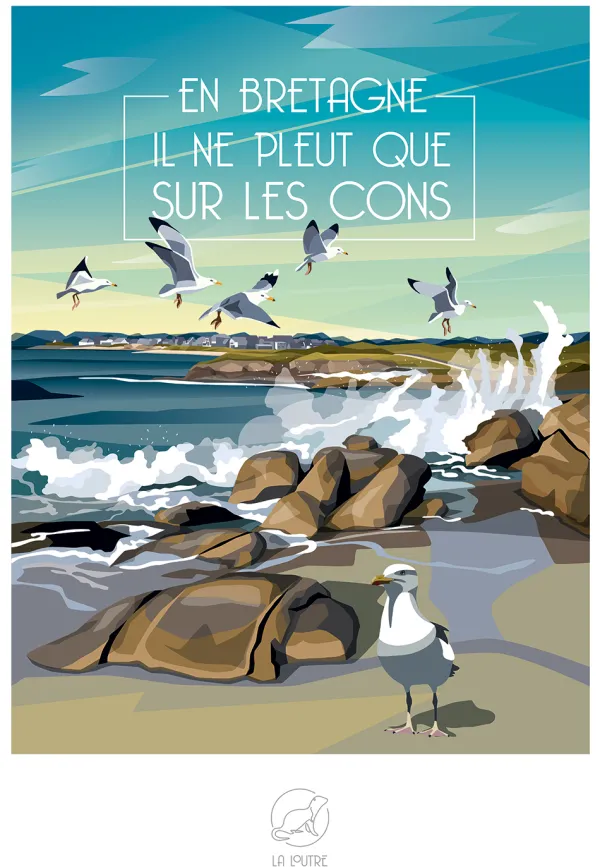 La Loutre En BRETAGNE Il ne pleut que sur les Cons* Oiseaux|Animaux Marins