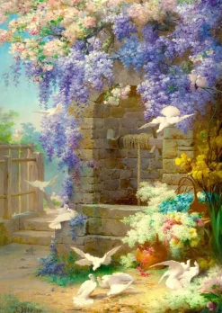 Enjoy Puzzle Eugene Bidau - Le Printemps* Forêts, Fleurs Et Jardins|Art