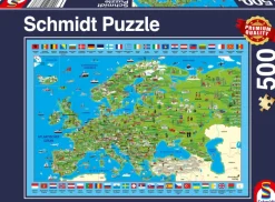 Schmidt Spiele Europe* Cartes Du Monde|De 500 À 999 Pièces
