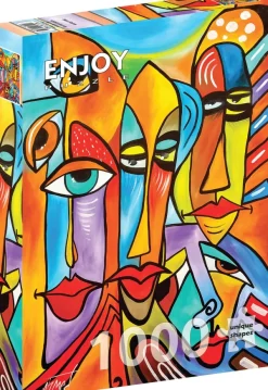 Enjoy Puzzle Faces*Femme Déco Et Objets|Hommes Et Femmes