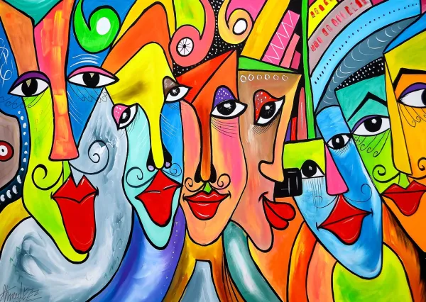 Enjoy Puzzle Faces of Life*Femme Déco Et Objets|Hommes Et Femmes