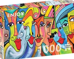 Enjoy Puzzle Faces of Life*Femme Déco Et Objets|Hommes Et Femmes