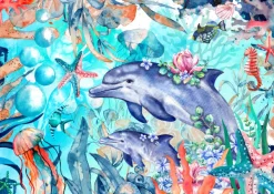 Enjoy Puzzle Faire des Vagues* Dauphins|Animaux Marins