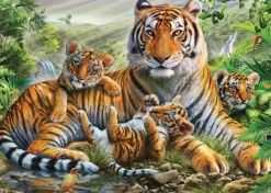 Schmidt Spiele Famille de Tigres* Tigres|Animaux Sauvages