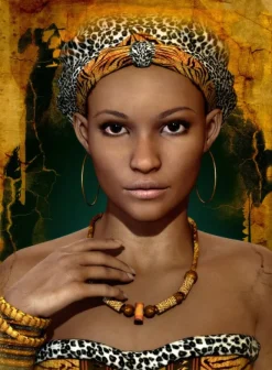Grafika Femme Africaine*Femme De 2 000 Pièces|De 2 000 Pièces