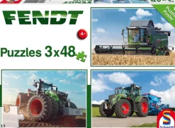 Schmidt Spiele Fendt 1050 Vario / 724 Vario / 6275L, 3x48 Pièces*Enfant Tracteurs|Dès 5 Ans : 31 À 49 Pièces