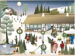 Vissevasse Ferme de Sapins de Noël*Femme Noël|Neige