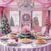 Bluebird Puzzle Festin de Noël en Rose*Femme Déco Culinaire|Noël