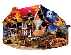 SunsOut Fireflies at the Cabin*Femme Forme|Animaux De La Forêt