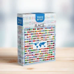 Yazz Flags* Cartes Du Monde|Carré