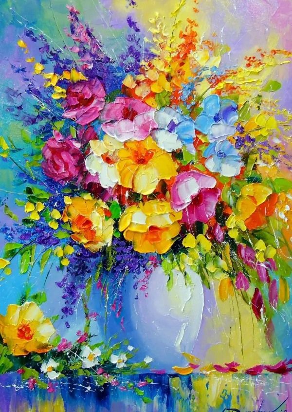 Enjoy Puzzle Fleurs d'Eté* Déco Et Objets|Forêts, Fleurs Et Jardins