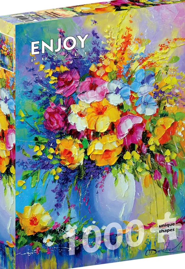 Enjoy Puzzle Fleurs d'Eté* Déco Et Objets|Forêts, Fleurs Et Jardins