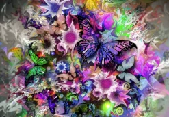 Grafika Fleurs et Papillons* Forêts, Fleurs Et Jardins|De 1 000 Pièces