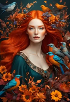 Bluebird Puzzle Flora - Soul of Nature Collection*Femme Oiseaux|Hommes Et Femmes