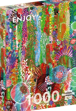 Enjoy Puzzle Floral Curtain* Forêts, Fleurs Et Jardins|Art