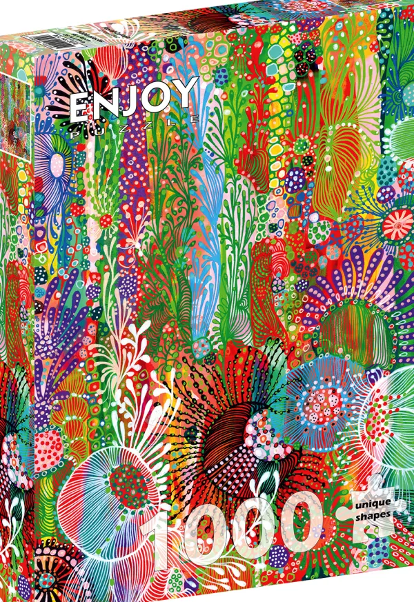 Enjoy Puzzle Floral Curtain* Forêts, Fleurs Et Jardins|Art