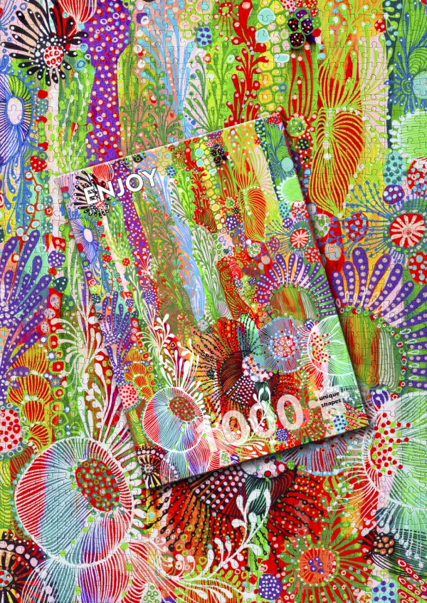 Enjoy Puzzle Floral Curtain* Forêts, Fleurs Et Jardins|Art