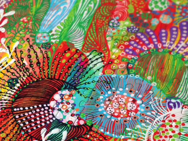 Enjoy Puzzle Floral Curtain* Forêts, Fleurs Et Jardins|Art