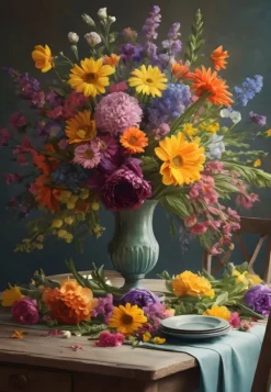 Alipson Puzzle Flower Bouquet* Déco Et Objets|Forêts, Fleurs Et Jardins