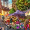Bluebird Puzzle Flower Market Brooklyn* Villes Et Villages|États-Unis Et Canada