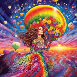 Yazz Fly With Flowers*Femme Hommes Et Femmes|Carré