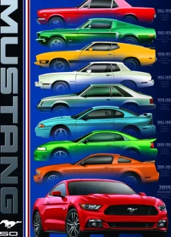 Eurographics Ford Mustang 50th Anniversary* Voitures, Motos Et Camions|Collages