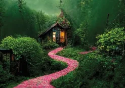 Art Puzzle Forêt Profonde*Femme Zen Et Bien Être|Cottages Et Châlets