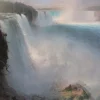 Grafika Frederic Edwin Church : Les Chutes du Niagara - Côté Américain, 1867* Cascades|Carré