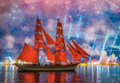 Castorland Frégate Rouge* Bateaux|De 1 000 Pièces