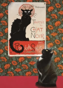 Grafika Gabrielle and the Nouveau Poster* Chats|Art