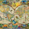 Grafika Garry Walton - Carte des Créatures de la Terre* Animaux Fantastiques|Cartes Du Monde