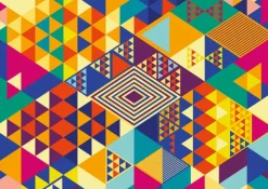 Yazz Geometric Pattern* Déco Et Objets|De 1 000 Pièces