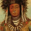 Grafika Kids George Catlin : Chef Indien - Ojibbeway, 1843*Enfant Art|Dès 6 Ans : 50 À 100 Pièces