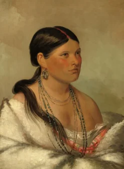Grafika George Catlin : Femme Aigle - Shawano, 1830* De 2 000 Pièces|De 2 000 Pièces